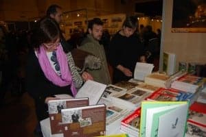 Edición pasada de la Feria del Libro Aragonés de Monzón. Foto JLP.