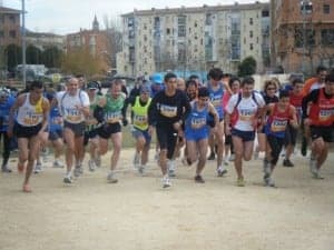 Salida del cross de la Candelera. Foto Fernando Torres. 