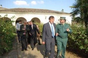 Luengo visitó la Casa de la Labor en octubre. Foto JLP. Luengo visitó la Casa de la Labor en octubre. Foto JLP.