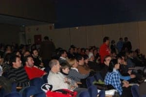 Asistentes a la proyección del documental. Foto JLP.