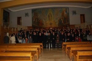 Foto de familia de los asistentes al homenaje. Foto JLP.