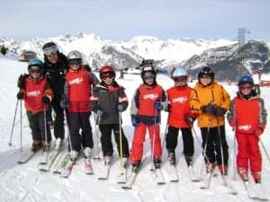 Curso de esquí. Foto R.S.
