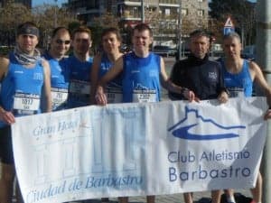 Atletas de Barbastro. Foto S.E.
