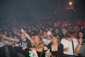 Asistentes a uno de los conciertos. Foto JLP.