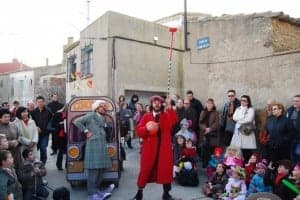 Animación durante el Carnaval del Somontano. Foto JLP.