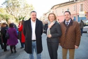 Antonio Torres, Luisa Fernanda Rudi y Ángel Solana. Foto JLP.