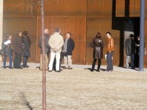 Recepción de las obras del Palacio Episcopal. Foto Ángel Huget.