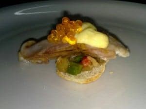 Tapa de esturión. Foto S.E.