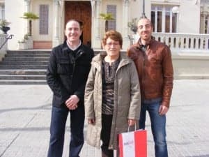 Ismael Ferrer, María Redón y Mario Cequier. 