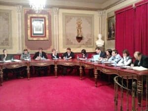 Sesión plenaria de Barbastro. Foto R.S.