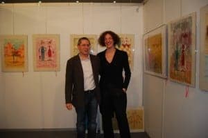 Santiago Lisa, concejal de Cultura, y Yolanda Puig. JLP.