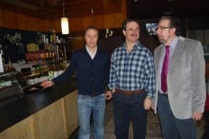 Hosteleros de Monzón con Roberto Pac. JLP.