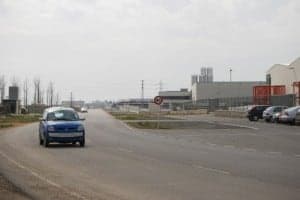 Viales de reciente construcción en La Armentera. JLP.