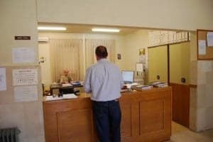 Trabajadores del Juzgado de Barbastro.