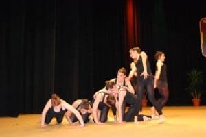 Las gimnastas del Club Rítmica 2000 actuarán en la Gala. JLP.