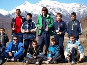 Equipo que participó en Castejón de Sos. 