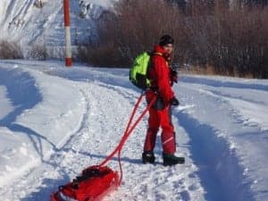Subías en la Yukon Artic. 