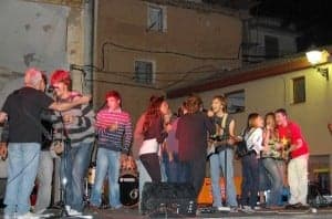 Actuación en El Grado en 2008.