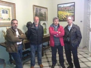 Integrantes del Club Aéreo de Barbastro. R.S.