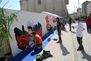 Grafiteros en Arteria. JLP.