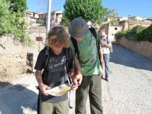 Orientación en Alquézar.