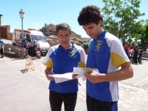 Dos participantes durante la prueba. C.G.