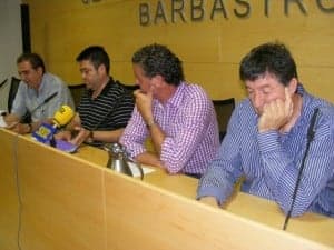 Asamblea de la U.D. Barbastro. Ángel Huguet.