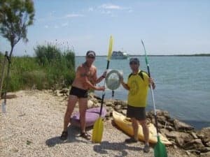 Llegada al Deltal del Ebro.