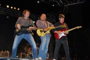 Los Secretos en su actuación en Barbastro. JLP.