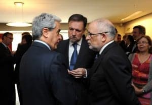 Iglesias conversa con Morlán.