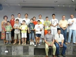 Podium del circuito (todas las categorías). C.G.