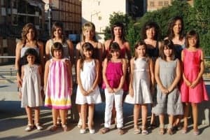 Damas mayores e infantiles de Barbastro. JLP.