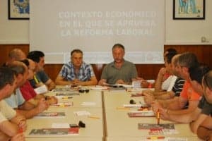 Reunión de UGT Aragón en Monzón. JLP.