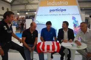 Acuerdo entre los empresarios y la U.D. Barbastro. JLP.