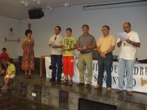 Ganadores del torneo de ajedrez. 