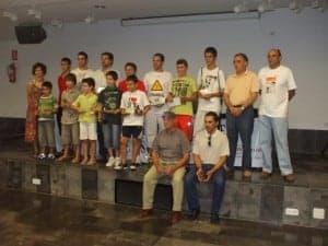 Los ganadores de las distintas categorías. 