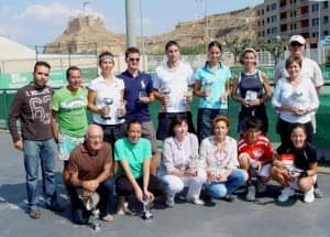 Grupo de finalistas del pasado año. 