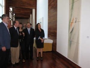 Los cuadros se exponen en el Monasterio. 