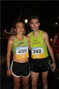 Mirei y Albert, vencedores de la I 10 k de Barbastro.