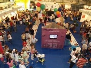 Pabellón cubierto de la feria durante una pasada edición de FERMA. JLP.