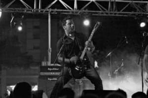 El guitarrista de Sinequanum. 