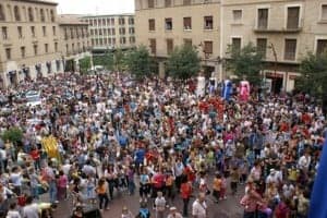 Gran animación en el codetazo infantil. JLP.