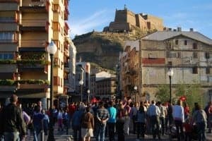 Marcha por Monzón. JLP.