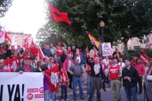 En Barbastro se cantó la Internacional. JLP.