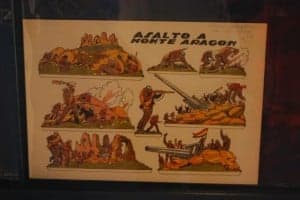 Recortables sobre el asalto a Monte Aragón. JLP.