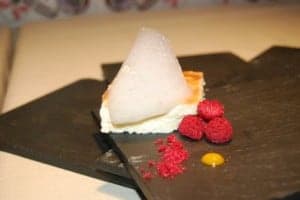 Pastel elaborado por los cocineros del hotel. JLP.