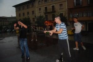 Batalla de champán. JLP.