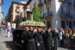 La Virgen de los Dolores en El Coso. JLP.