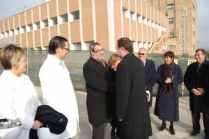 Última visita de Iglesias para ver los trabajos de la UCI. JLP.