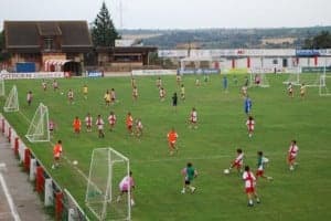 Campus de fútbol de Barbastro. JLP.